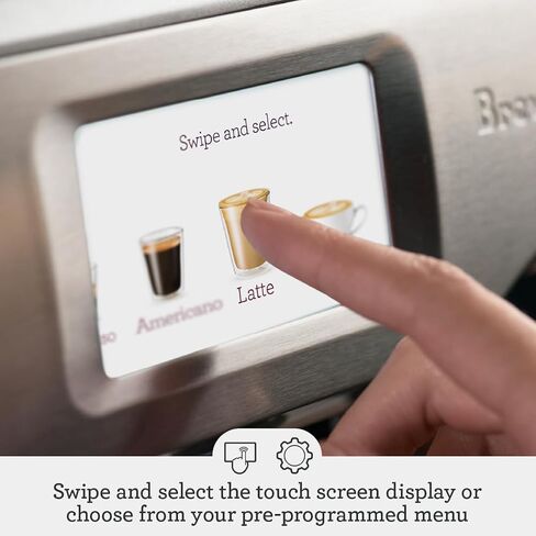 Breville RM-BES880BSS1BUS1 Barista Touch Espresso Machine, Brushed Stainless Steel (Certified Remanufactured) in Saudi Arabia