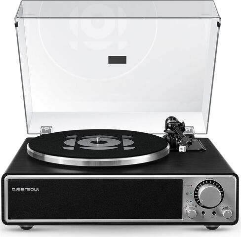 ONE-Q All-in-one Vinyl Record Player with Bluetooth 5.4 | HiFi Turntable Built-in Speakers, Phono Preamp, AT-3600L Cartridge, 33/45 RPM, Auto Off in Saudi Arabia
