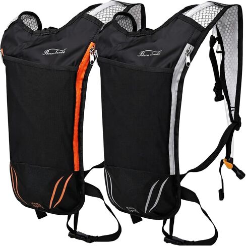 2 Pack Hydration Pack with 2L Backpack Water Bladder - Great for Outdoor Sports of Running Hiking Camping Cycling Skiing in Kuwait