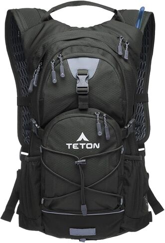 Teton Oasis/Trailrunner Hydration Backpack – Lightweight Water Pack with 2L/3L Bladder for Hiking, Running, Cycling, Biking 18L/22L Sizes – Sewn-in Rain Cover – Fits Men and Women in Saudi Arabia