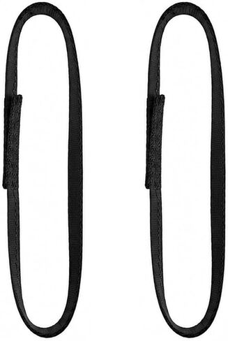 Aerial Yoga O Sling Straps, SGS Certified Trapeze Loop 2PCS | 11.8/15.7/23.6 in, Breaking Load 3833 lbs, Black Heavy Duty Rigging Loops for Aerial Yoga Hammock, Silks, Swing,Home & Studio in Saudi Arabia