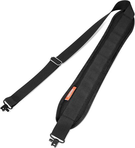 Crossbow Sling with Metal Swivels, Adjustable Padded Shoulder Strap (37"-53") with Anti-Slip Backing for Archery Hunting, Compatible with Most Crossbows in Saudi Arabia