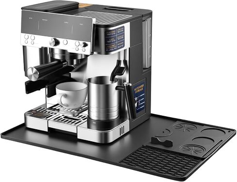 Silicone Coffee Mat for Ninja Luxe Cafe ES601 & Most Home Espresso Machines | Food Grade Silicone, Detachable Structure, Anti-Slip, Heat-resistant, Scratch Protection, Shock Absorption, Stain-resistant in Saudi Arabia