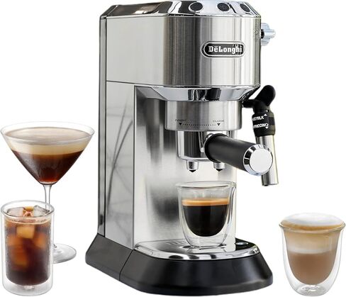 De'Longhi EC685M Dedica Deluxe Automatic Espresso Machine,35 oz, 1, Metallic in Saudi Arabia