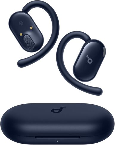 Soundcore V20i by Anker Open Ear Earbuds, Open Ear Headphones True Wireless | Adjustable Hooks, Ultra-Comfort, Snug Fit, Power Sound, Clear Calls, IP55, 36H Playtime, Bluetooth 5.4, Multipoint Connection in Kuwait