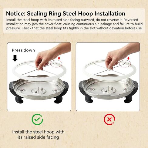 15.8 Qt Commercial Large Electric Pressure Cooker, 10-in-1 Multi-Function Pressure Pot with Steaming Rack & Non-Stick Inner Pot, 24 Hours Preset, Slow Cooker, Steam/Rice Cooker& Auto Keep Warm in Saudi Arabia