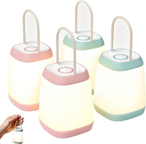 HOKOILN 2-Pack LED Camping Lights, Battery Powered Portable Tent Lantern | 3 modes, portable night light, battery powered, tent, hiking, emergency, backpacking, indoor, outdoor in Saudi Arabia