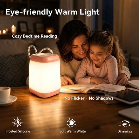 HOKOILN 2-Pack LED Camping Lights, Battery Powered Portable Tent Lantern | 3 modes, portable night light, battery powered, tent, hiking, emergency, backpacking, indoor, outdoor in Kuwait