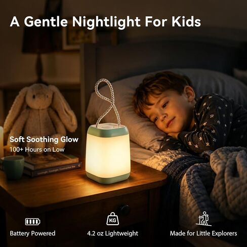 HOKOILN 2-Pack LED Camping Lights, Battery Powered Portable Tent Lantern | 3 modes, portable night light, battery powered, tent, hiking, emergency, backpacking, indoor, outdoor in Kuwait