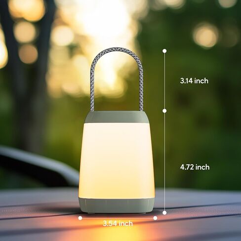 HOKOILN 2-Pack LED Camping Lights, Battery Powered Portable Tent Lantern | 3 modes, portable night light, battery powered, tent, hiking, emergency, backpacking, indoor, outdoor in Kuwait