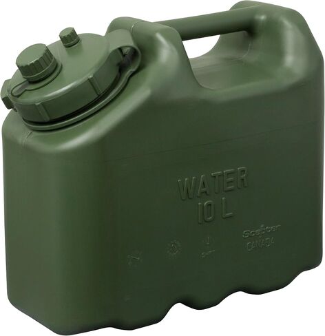 Scepter 2.5 Gallon True Military BPA Free Water Container, Food Grade Water Jug for Camping and Emergency Storage, Green in Saudi Arabia