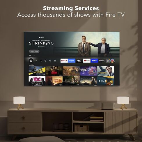 INSIGNIA 75" Class F50 Series LED 4K UHD Smart Fire TV, Voice Remote with Alexa, Stream Live TV Without Cable in Kuwait