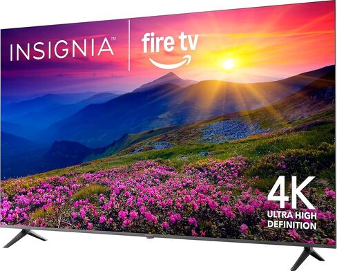 INSIGNIA 75" Class F50 Series LED 4K UHD Smart Fire TV, Voice Remote with Alexa, Stream Live TV Without Cable in Kuwait