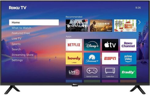 Roku 40 Inch Class Select Series 1080p Full HD Smart TV WiFi LED Display Voice Remote Streaming Apps Included HDMI Cable Streaming Bundle 12 Month CPS Warranty Television in Saudi Arabia