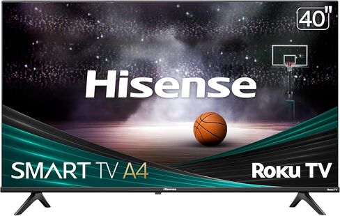 Hisense 40-Inch Class A4 Series FHD 1080p Smart Roku TV with Alexa Compatibility (40A4NR) - Dolby Audio, Slim Bezel Design, Google Assistant in Saudi Arabia