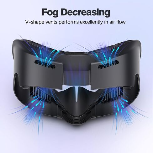 VZNEK Face Cover Pad for Oculus Quest 3, Sweat-Proof PU Foam Cushion for Meta Quest 3, Compatible with Oculus Quest 3 Original Spacer (for Quest 3) in Saudi Arabia
