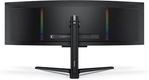 INNOCN 49" QD-OLED 5K2K 5120 x 1440P 144Hz Ultrawide Curved Monitor - 49Q1R | 0.03ms, USB C 90W, HDMI 2.1, DisplayPort, KVM, PIP/PBP, USB Hub, Speakers, Adaptive-Sync, Adjustable Stand, Black in Saudi Arabia
