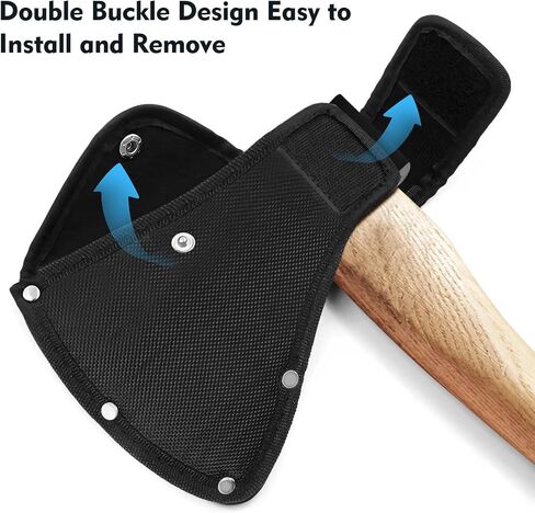 CdbC Hatchet Sheath، غطاء أكسفورد Hatchet للسلامة، غطاء حماية شفرة الفأس للتخييم في الهواء الطلق، واقي شفرة الفأس مع حلقة حزام in Kuwait