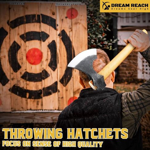 Throwing Axes 2 Pack - 16 in Viking Tomahawk Axe | Viking Throwing Axes, Hand Forged, for Backyard, Competition & Recreation, Gift for Men & Adults in Saudi Arabia