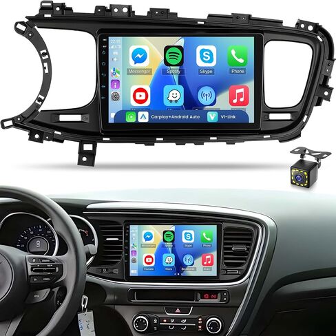 Car Radio for Kia Optima K5 2013 2014 2015 | 9 inch Optima Touch Screen Stereo with Carplay / Android Auto, Supports Mirror Link, Bluetooth Call, SWC, FM/RDS, DSP, EQ in Saudi Arabia