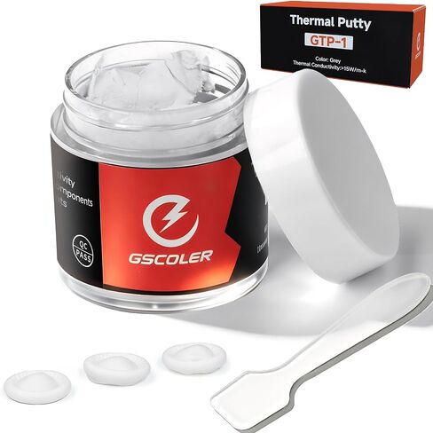 Thermal Putty - 10 Gram - >15W/mK High Performance Replacement for Thermal Paste and Thermal Pads, Non-Conductive Gap Filler for Server, GPU, VRAM, VGA Unit, IC Processor, PC & Console Cooling in Kuwait