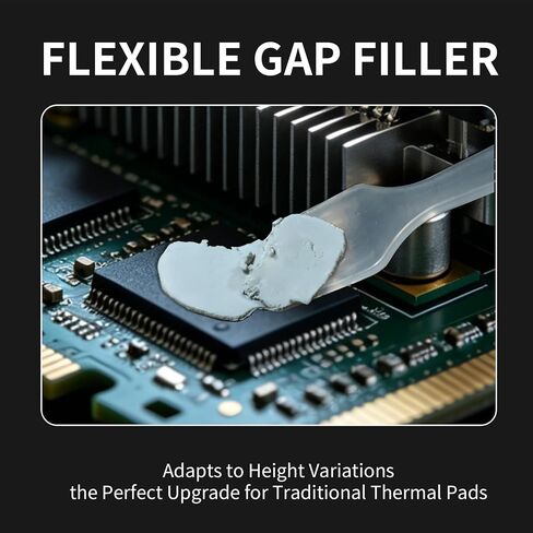 Thermal Putty - 10 Gram - >15W/mK High Performance Replacement for Thermal Paste and Thermal Pads, Non-Conductive Gap Filler for Server, GPU, VRAM, VGA Unit, IC Processor, PC & Console Cooling in Kuwait
