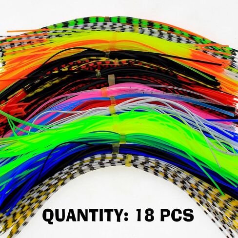 Fly Tying Materials, 18/25 Colors DIY Accessories for Lure Makers | fly tying materials with colorful feathers, DIY fishing accessories for making fly lures, great for anglers use in Kuwait