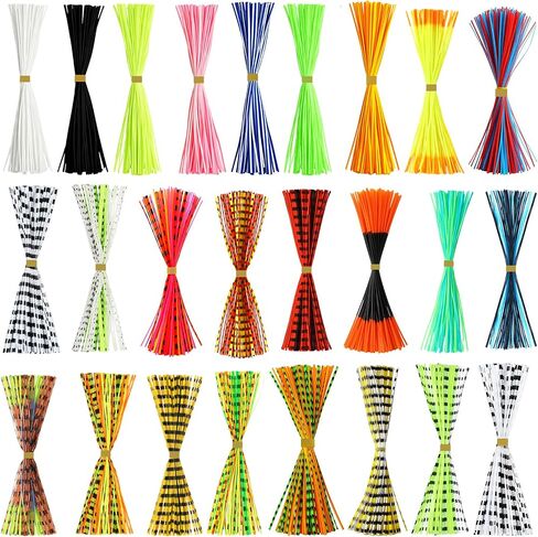 Fly Tying Materials, 18/25 Colors DIY Accessories for Lure Makers | fly tying materials with colorful feathers, DIY fishing accessories for making fly lures, great for anglers use in Kuwait