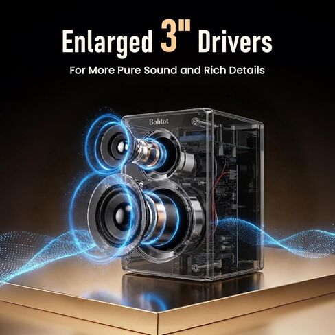 Bobtot Wireless Surround Sound System Home Theater System | 1000W Surround Speakers，8" Subwoofer 5.1/2.1 Channel Deep Bass with ARC Optical Bluetooth Karaoke Input（2026 Latest Update） in Saudi Arabia