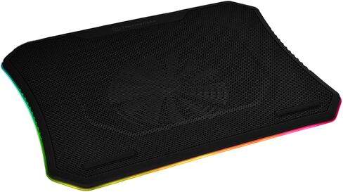 Thermaltake Massive 20 RGB Steel Mesh Panel Single 200mm Fan 10"‐19" Laptop Notebook Cooling Pad CL‐N014‐PL20SW‐A in Saudi Arabia