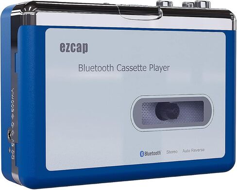 Bluetooth Cassette Player, Walkman Tape Player with 3.5mm Jack Headphone and Speaker, Auto Reverse Function, USB Power/AA Battery Power in Saudi Arabia