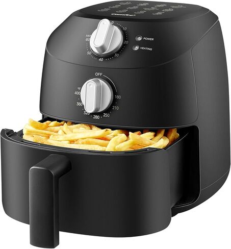 COMFEE' Compact 2.1-Quart Mini Air Fryer for Small Kitchens, Black in Saudi Arabia