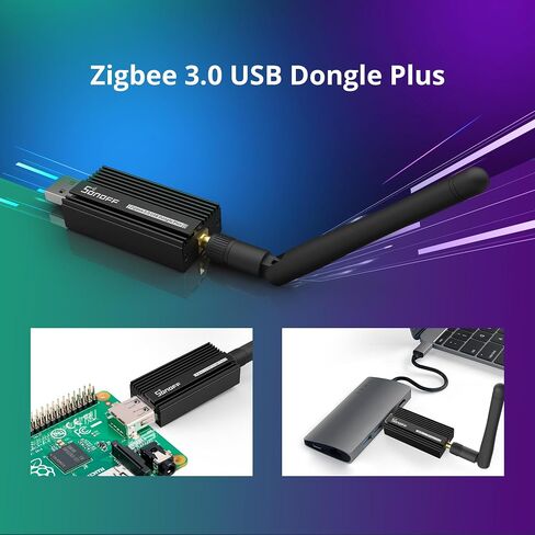 SONOFF Zigbee 3.0 USB Dongle Plus-E Gateway, Universal Wireless Zigbee USB Adapter with Antenna for Home Assistant, Open HAB, Zigbee2MQTT etc in Saudi Arabia