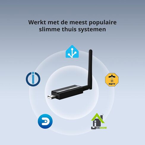 SONOFF Zigbee 3.0 USB Dongle Plus Gateway, Universal Zigbee USB Gateway with Antenna for Home Assistant, IoBroker, Wireless Zigbee 3.0 USB Adapter(1 Pack) in Saudi Arabia