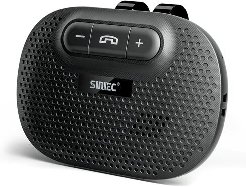 Bluetooth Speaker for Car Hands Free, Wireless Speakerphone for Cell Phone | Handsfree Car Kit, Visor Clip, Support Siri Google Voice Assistant - BC966C in Saudi Arabia