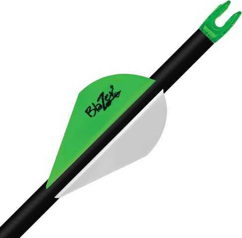 Easton Axis 4mm Long Range Carbon Arrows with 50-Grain Aluminum Half-Out Inserts, 6-Pack Fletched, Blazer Vanes in Saudi Arabia