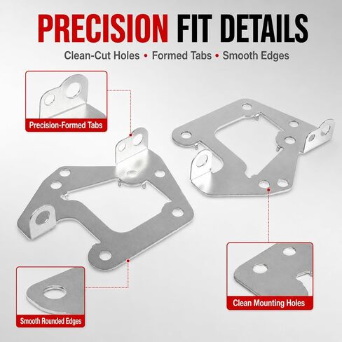 Radio Stereo Mounting Bracket Set Compatible with Toyota 4Runner 1989-2002 Pickup 1989-1995 T100 1993-1998 Tacoma 1995-2004, Replaces 86212-89111 86211-89111 with Screws in Saudi Arabia