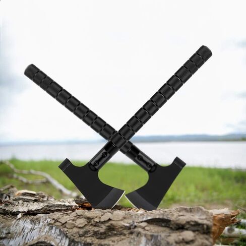 LIANTRAL Camping Axe, Folding Survival Hatchet Axe Tactical Axe for Outdoor | Black Camp Axe Tactical Tomahawk Survival Axe for Outdoor Adventure in Saudi Arabia