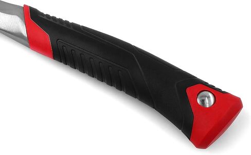 14.4" Camping Hatchet with Full Tang Forged Construction & Ergonomic Shock Absorbing Grip, Hatchet Axe with Nylon Sheath (Red in Saudi Arabia