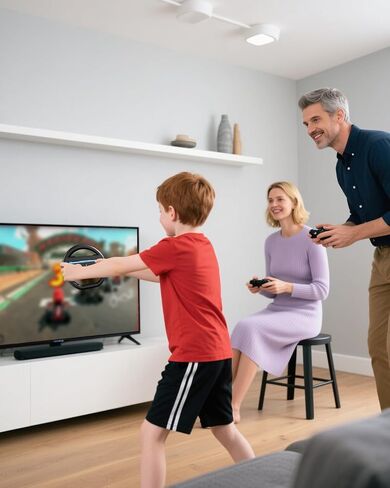 حزمة ملحقات وحدة التحكم الاحترافية لجهاز Nintendo Switch 2، 17 في 1: حقيبة حمل، واقي شاشة، مقبض إبهام لـ Joycon، غطاء حماية لوحدة التحكم قابل للإرساء، عجلة القيادة، مجموعة ألعاب 2025 Switch2 in Kuwait