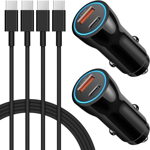 iPhone 17 16 15 Car Charger, [Apple MFi Certified] USB C Car Charger 43W Fast Charging with 3.3 FT Type C to C Cable, USB Car Adapter for iPhone 17/17 Pro/17 Pro Max/Air/16/15 in Saudi Arabia