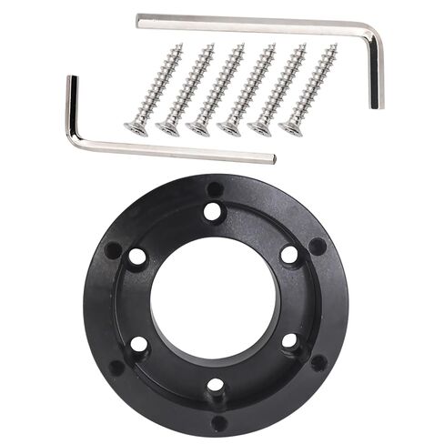 YUBJIANG Black 70MM Racing Steering Wheel Adapter Plate For Logitech G29 G920 G923 Accessory in Saudi Arabia