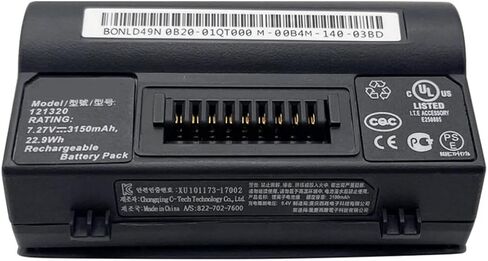 2-Pack 121320 Battery Replacement Compatible with Trimble TSC7 Controller | 7.27V 3150mAh Rechargeable Surveying Battery for GPS RTK Data Collector in Kuwait