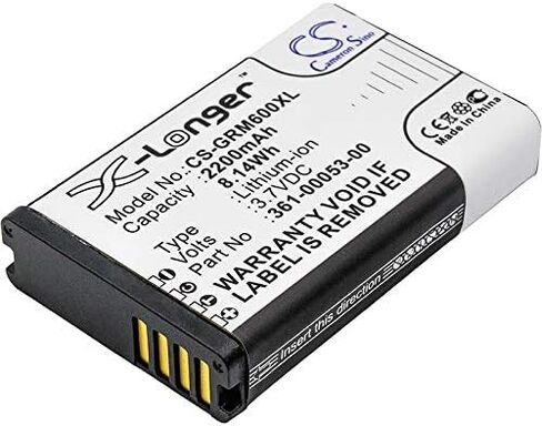 Replacement Battery for Garmin Alpha 300i 200i Alpha 200 300 100, for Battery PN:361-00053-00, 010-11599-00, 010-11654-03, 361-00053-04 in Saudi Arabia