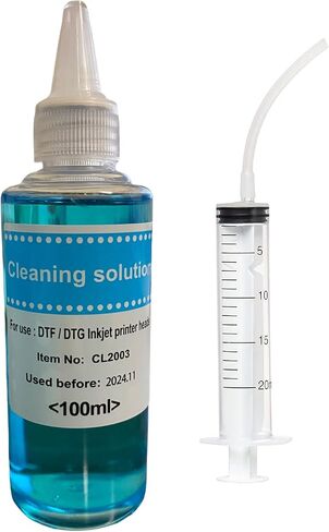 Cleaning Solution Cleaning Kit Fluid Printhead Cleaner Unclog for DTF DTG Printers (1000ml) in Saudi Arabia