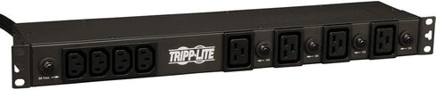 Tripp Lite Basic PDU، 30 أمبير، 20 منفذًا (16 C13 و4 C19)، 200/208/240 فولت، مدخل L6-30P، سلك 15 قدم، طاقة مثبتة على حامل 1U، ضمان 5 سنوات (PDU1230) in Kuwait