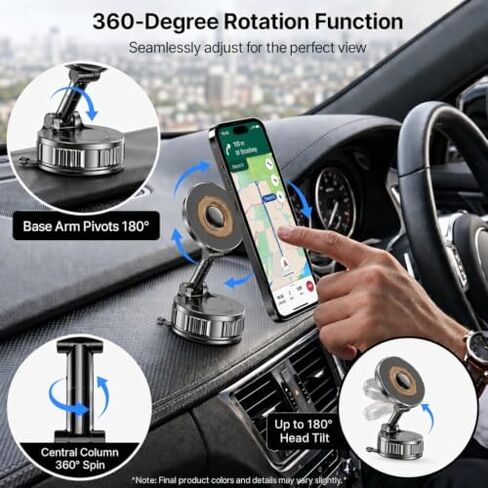 Cabin Engine Air Filter for PASSPORT (19-23) & Vacuum Magnetic Car Mount | Exact Fit for MDX(16-20) PASSPORT(19-23) PILOT(16-22)& 360° Rotatable Vacuum Magnetic Car Phone Mount Phone Holder for iPhone in Saudi Arabia