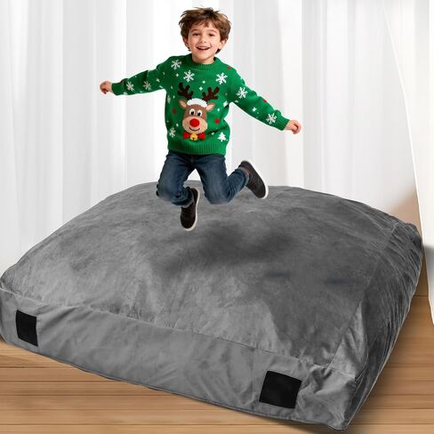 WOUDY Crash Mats for Kids Sensory, Sensory Pads for Autistic Children,Soft Foam Landing Zone, Soft, High-Density Foam Landing Zone Provides Safe Sensory, with Washable Cover in Saudi Arabia