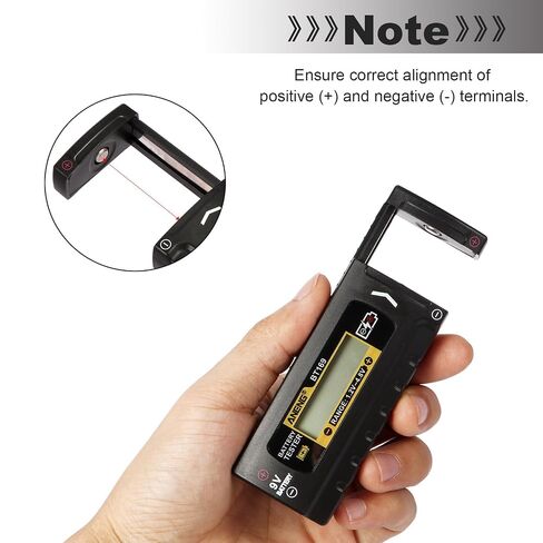 Digital Battery Tester, Universal Battery Checker with LCD for AA/AAA/C/D/9V/Button Cells in Saudi Arabia