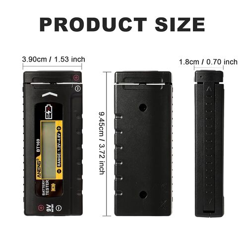 Digital Battery Tester, Universal Battery Checker with LCD for AA/AAA/C/D/9V/Button Cells in Saudi Arabia